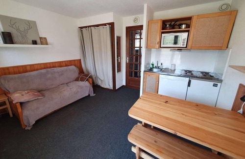 Reallon Apartment | 50m from resort center, 1st floor, balcony, ski locker, 21m², Réallon