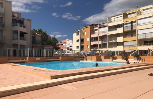 Cap d'Agde Apartment | Apartment 4 pers. with air conditioning, terrace and swimming pool
