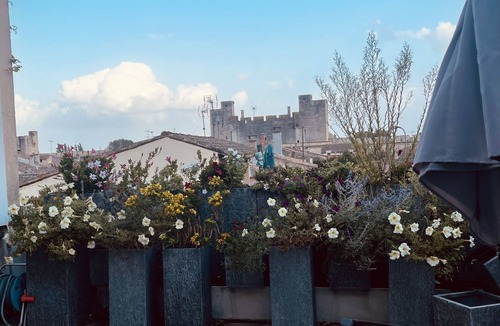 Aigues-Mortes Medieval City Apartment | Apartment-Deluxe-Ensuite-Terrace-suite 1