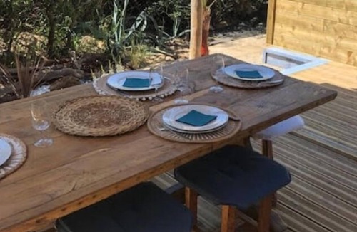 Marseillan Ski Chalet | Atypical, set on the beach with direct access, swimming pool, barbecue, pets allowed