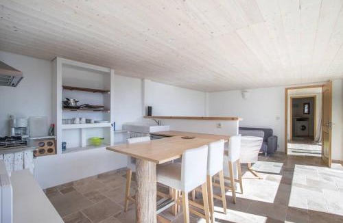 Chateauneuf-Villevieille Apartment | Bas de villa au milieu des oliviers.