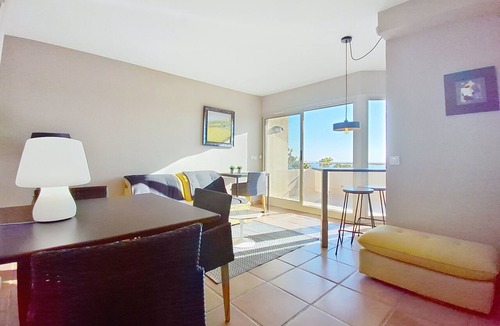 Mandelieu-La-Napoule Apartment | Breathtaking panoramic sea view - Exceptional 2P at Le Grand Duc