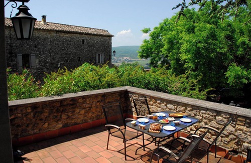Cornillon Apartment | Bright duplex apartment with terrace and beautiful views