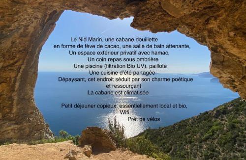 La Ciotat Cabin | Cabane Le Nid Marin piscine à 500m de la plage