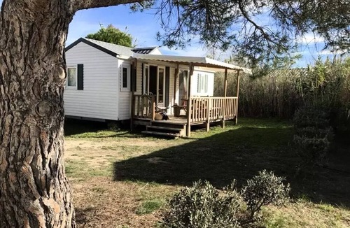 Saint-Nazaire House | Camping les Fontaines * - Mobil Home Olivier with terrace 2 bedrooms 6 people