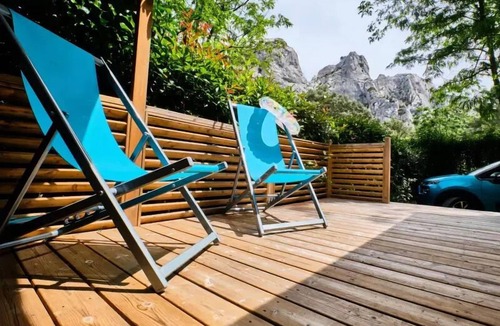 Orgon House | Camping maeva Respire La Vallée Heureuse * - Mobile home Premium Large 3 Rooms 4 People Air Conditioned + TV