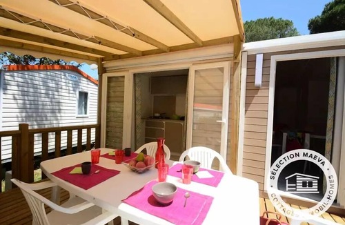 Gassin House | Camping Montana Parc - Gassin Gulf of St Tropez * - Mobil Home Luxury 4 Rooms 6 Persons Air-conditioned + TV
