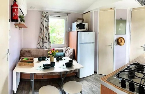 Mirepeisset House | Campsite Le Val de Cesse * - Mobile home MALIN 20m2 - 2 bedrooms - air conditioning - terrace 4 people