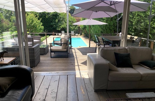 Carnot Villa | Cannes charming villa swimming pool garden 1,7 kms from sea and beaches Croisett
