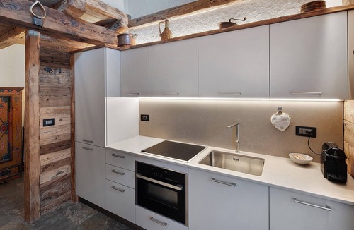 Pozza di Fassa Ski Chalet | Chalet "Catinaccio Rosengarten 56" with Mountain View, Garden & Wi-Fi