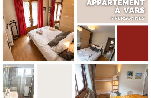 Vars Apartment | Cosy T2 6p - vue imprenable sur la station de Vars