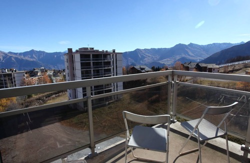 La Toussuire Apartment | Cozy studio for 4 people, balcony, mountain view