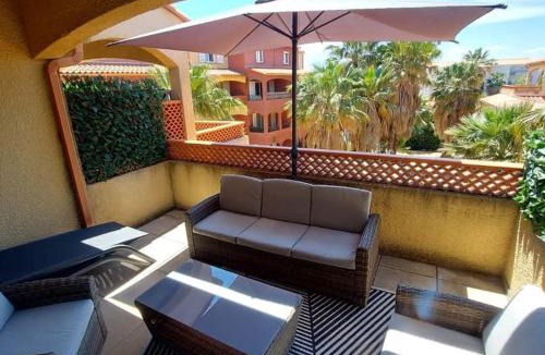 Les Hauts de Canet Apartment | Duplex T3 climatisé avec WiFi et parking à Canet-en-Roussillon - FR-1-696-85