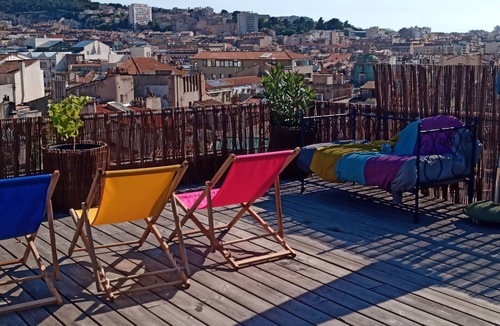 1st Arrondissement Apartment | Duplex with a very large terrace, soaring above the city!