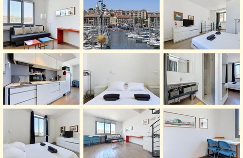 Saint-Victor Apartment | Duplex with a view of the Old Port - AC - Spacious