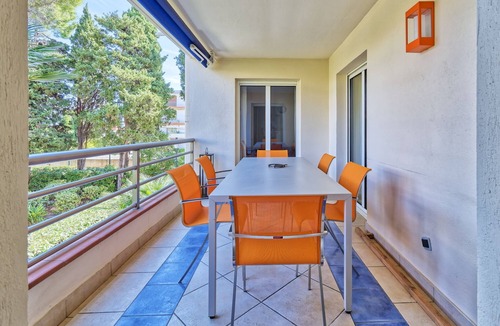 Cap-d'Antibes Apartment | Emeraude Cap Luxueux Apt 4 Pièces Dans Résidence Avec Piscine et à 200m Plage