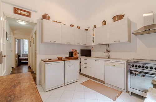 Castelletto Apartment | GuestHost - Spacious and welcoming 120 square meters apartment, perfect for six people, located on the second floor of a historic building with an elevator (NOT accessible to disabled guests).The property is centrally located in Genoa, just a 5-minute wa