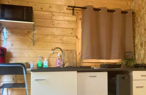 Cornillon-Confoux Ski Chalet | Homerez - Chalet for 2 ppl. with shared pool and terrace at Cornillon-Confoux