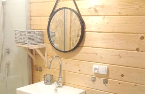 Cornillon-Confoux Ski Chalet | Homerez - Chalet for 2 ppl. with shared pool and terrace at Cornillon-Confoux