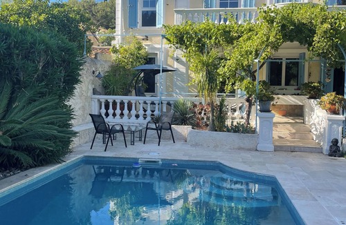 Carqueiranne House | HOUSE- SEA VIEW FROM ROOMS- PRIVATE POOL-;A CORNER OF THE COUNTRYSIDE
