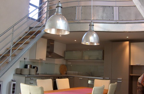 Tourbes House | Industrial design and in old walls with gr. Terrace. Garden m. Basin from 999, -Euro