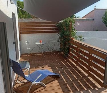 Fitou Bed & Breakfast | L'Essentiel Suite climatisée avec terrasse SDB privé