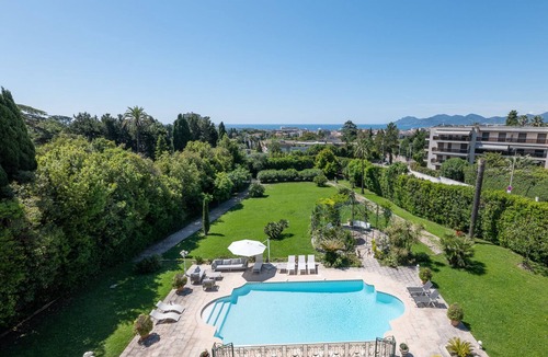 California - Pezou Villa | La Gloriette d'Azur, swimming pool and sauna with sea view