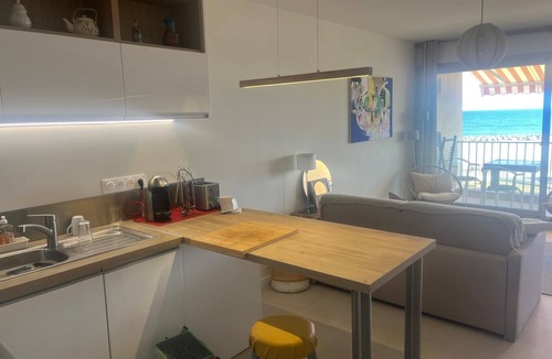 Palavas-les-Flots Apartment | Le petit Albatros 3* : Sea view-Parking-Clim