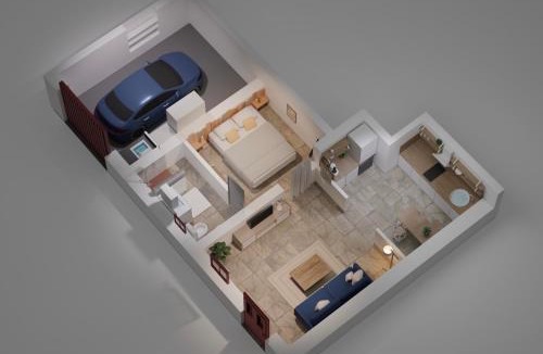 Saint-Gilles Apartment | LE PTIT HONORE - Appartement 2 pers - Centre Cosy WiFi Clim Garage