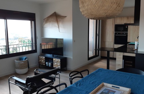 Collioure Apartment | Magnificent T3 with panoramic sea view.
