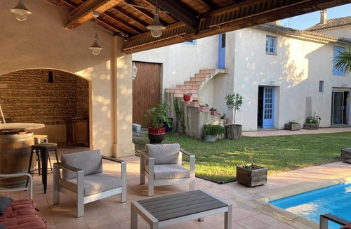 Generac Villa | Maison Vigneronne 1835, Cour Extérieure Sans vis à Vis, Entre Nîmes et Camargue