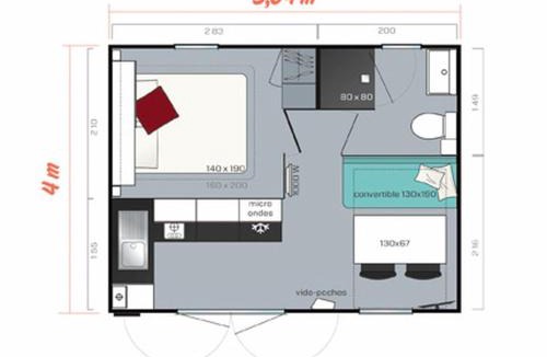 Villecroze Other | Mobil home confort pour 4, Terrasse Géniale - API-1-52-1596