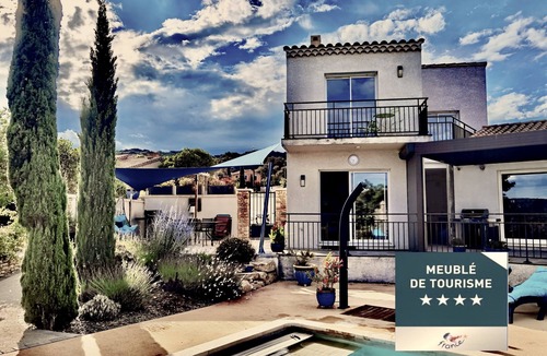 Cornillon Cottage | Modern cottage with panoramic views across the Cèze Valley - 16m private pool