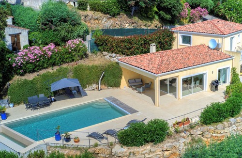 Mandelieu-La-Napoule Villa | Modern Sea‑View Villa Infinity Pool A/C Sleeps 8 Mandelieu‑Capitou