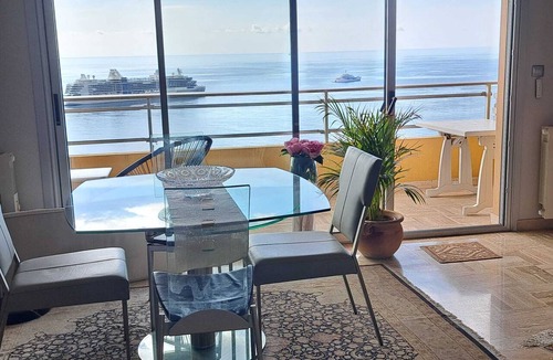 Roquebrune-Cap-Martin Apartment | MONACO Fantastic seaview - 2 bedrooms- 110m² - AC