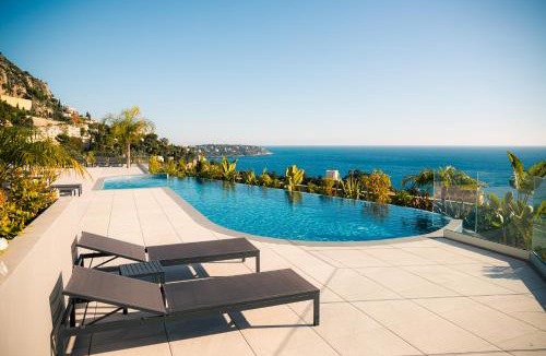 Roquebrune-Cap-Martin Apartment | Monaco - Terrasse vue mer - Piscine - Parking - DR