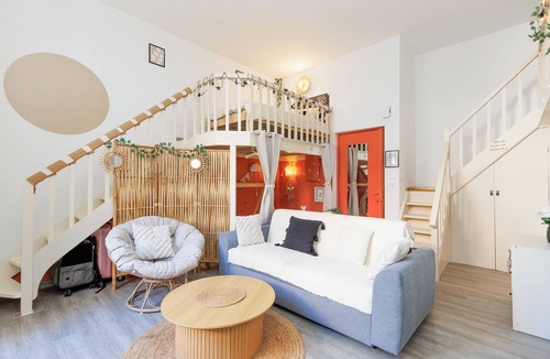 Carnot Apartment | Near Palais & Croisette, Large Loft-type Studio, Ideal for Pro Fairs or Families
