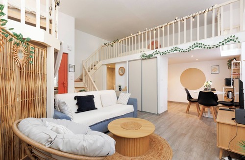 Carnot Apartment | Near Palais & Croisette, Large Loft-type Studio, Ideal for Pro Fairs or Families