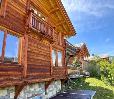 Vars Ski Chalet | Prestigious 18 Person Chalet with Pool and Jacuzzi