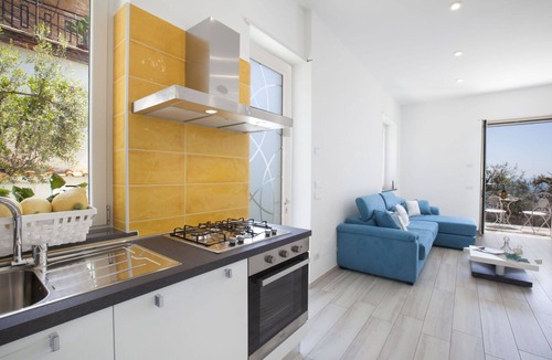 Marina del Cantone Villa | Private Villa with private pool, hot tub, WIFI, A/C, TV, patio, panoramic view, close to Sorrento