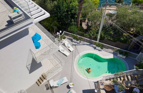 Marina del Cantone Villa | Private Villa with private pool, hot tub, WIFI, A/C, TV, patio, panoramic view, close to Sorrento