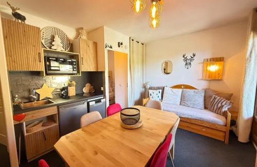 Risoul Apartment | Risoul - Studio cabine cosy 7 pers
