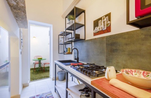 Giuggianello Apartment | Spacious and comfortable studio apartment sleeping up to three people, located in Giuggianello, a quiet village in the heart of Salento, just steps from the town center. It's within easy reach of some of the area's most charming towns: the sea is about a