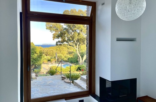 Cap Benat Villa | Stone house Domaine Gaou Beñat with sea view and pool, 10 minutes walk to the sea
