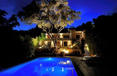 Cap Benat Villa | Stone house Domaine Gaou Beñat with sea view and pool, 10 minutes walk to the sea