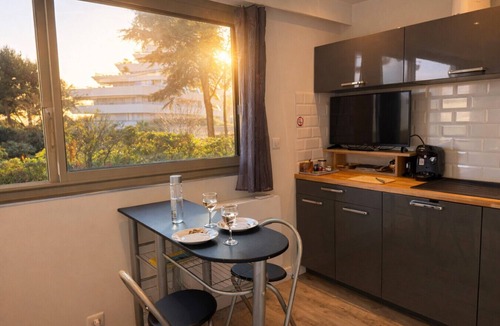 Villeneuve Loubet Beach Apartment | Studio - marina sea view- smart