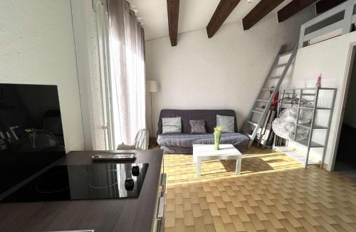 Cap d'Agde Apartment | Studio Mezzanine 5 Pers, Terrasse Sud, Parking Privé - FR-1-607-67
