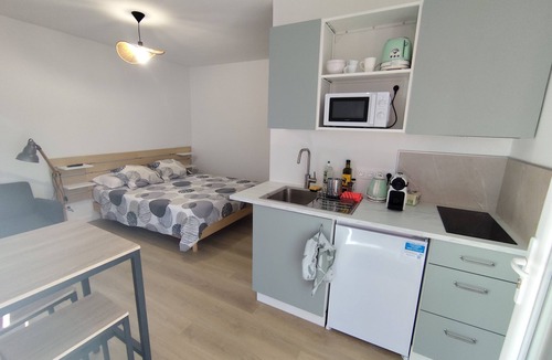 Caissargues Apartment | Studio with garden and pool