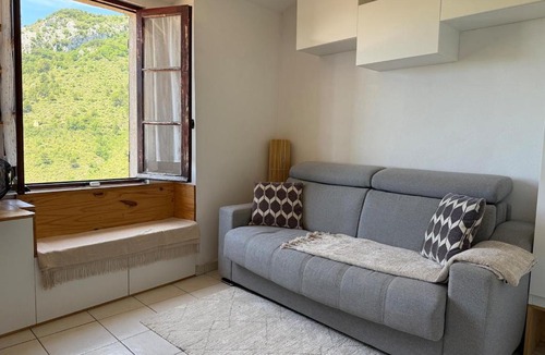 Sainte-Agnes Apartment | Studio with sea and mountain view