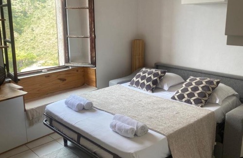 Sainte-Agnes Apartment | Studio with sea and mountain view